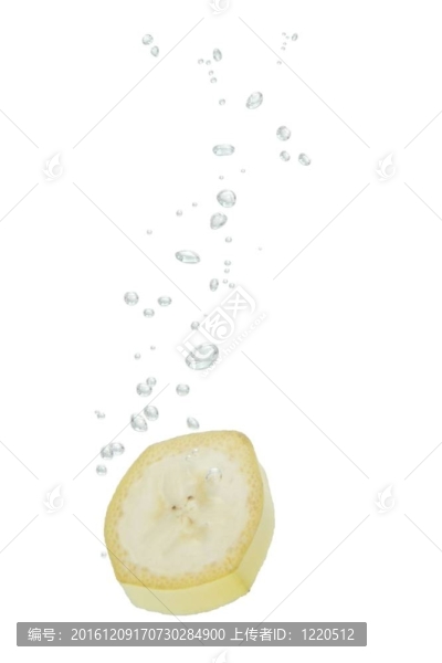 氣泡中的香蕉