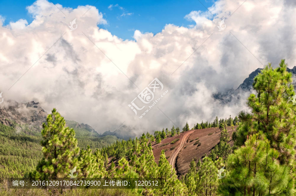 特內(nèi)里費(fèi)火山瓦多泰德；西班牙