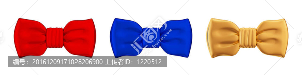 彩色蝴蝶結(jié)。