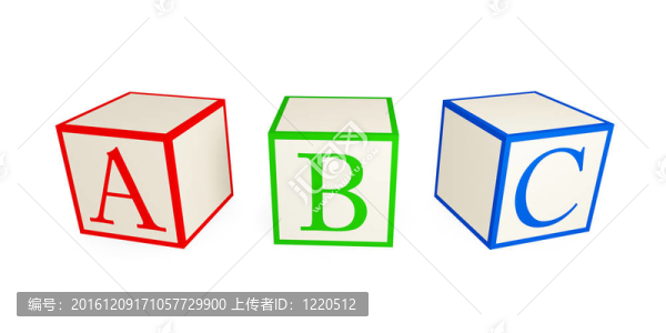 字母塊。