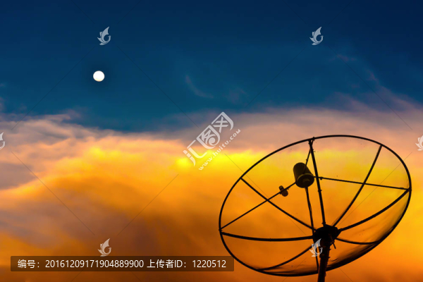 暮光之月衛(wèi)星拋物面天線