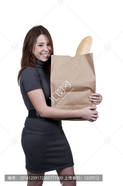女人的購物袋