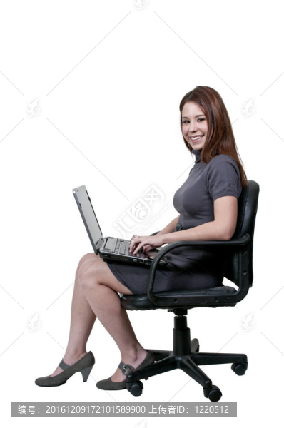 女人用的筆記本電腦