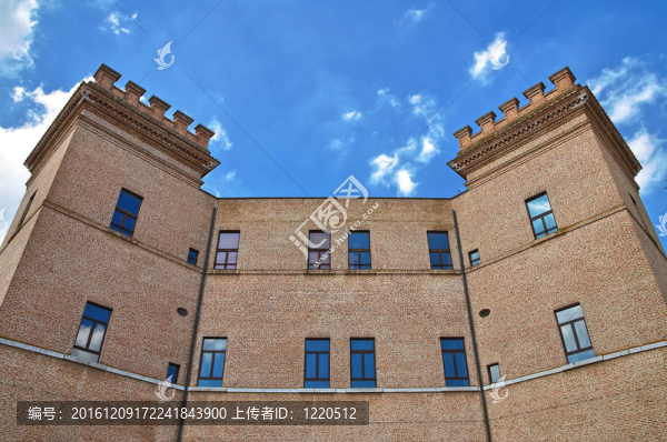 城堡Mesola。Emilia,Romagna。意大利.