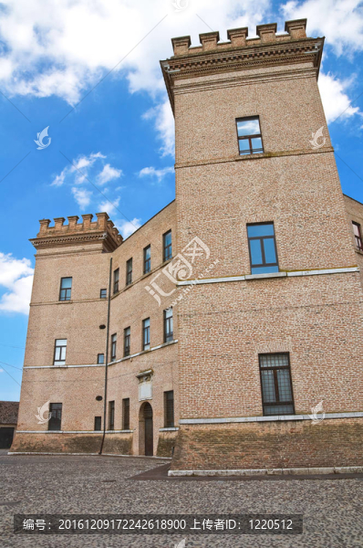 城堡Mesola。Emilia,Romagna。意大利.