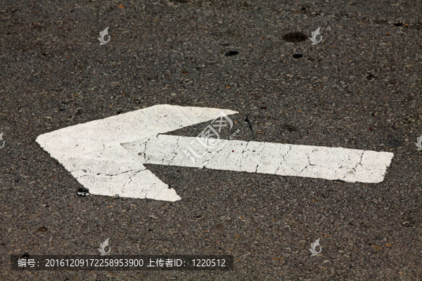 向前移動標(biāo)志在地板上