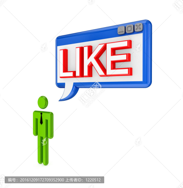 3D小人物和PC窗口的一個字。
