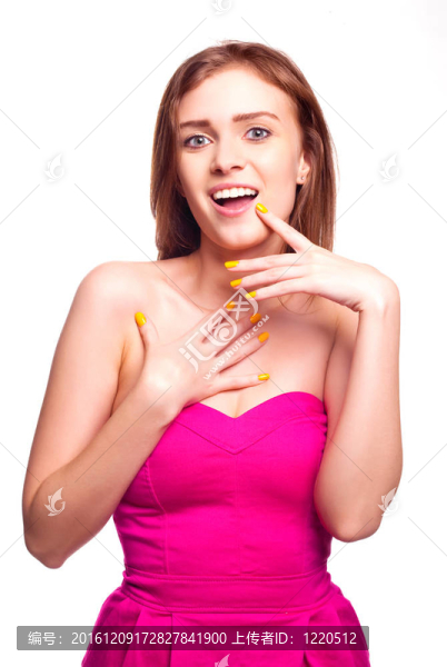 激動(dòng)的女人