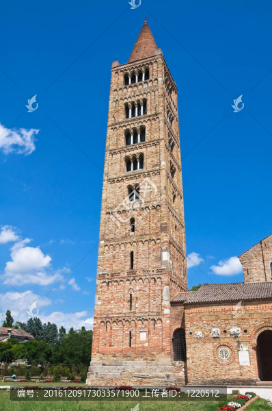 Pomposa,Abbey?？频细炅_。Emilia,Romagna。意大利.