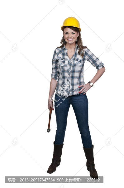 女建筑工