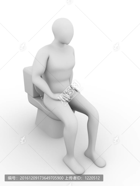 男人在WC
