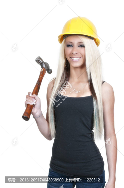 女建筑工