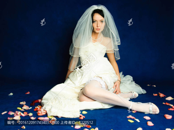 美麗的黑色的新娘