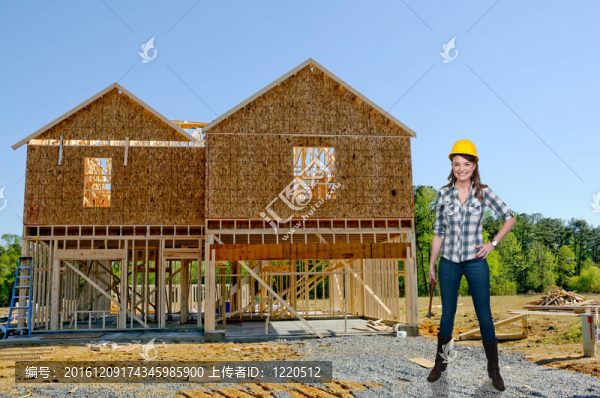 女建筑工