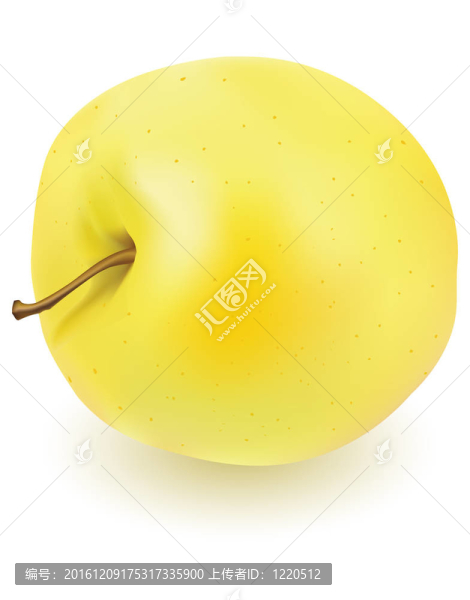 鮮黃色的蘋(píng)果