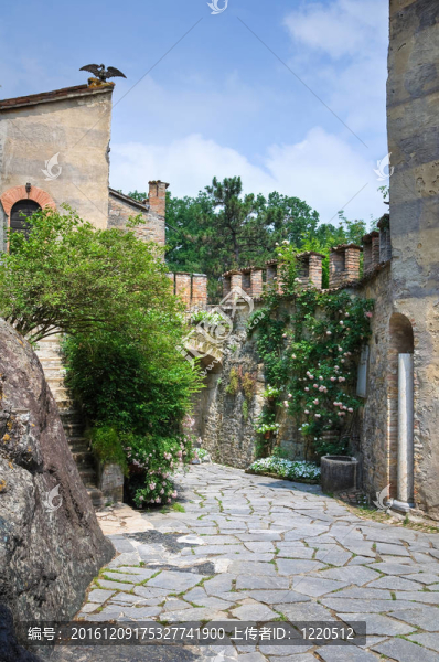 Gropparello,Castle。Emilia,Romagna。意大利.