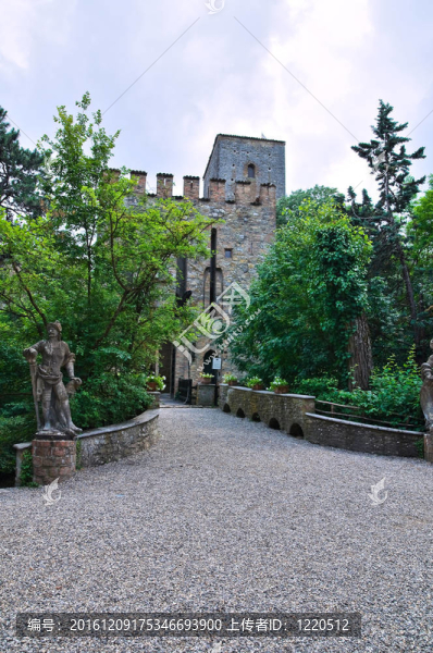 Gropparello,Castle。Emilia,Romagna。意大利.