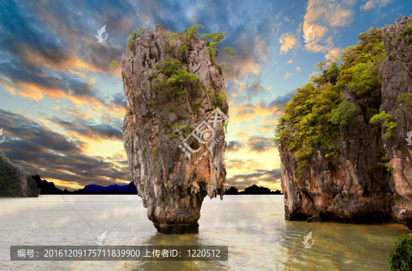 杰姆斯邦德島；Phang,Nga；泰國