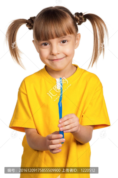 帶牙刷的女孩