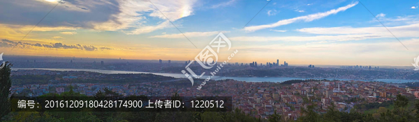 HDR博斯普魯斯海峽全景