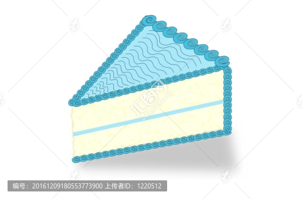 一片生日蛋糕；影子