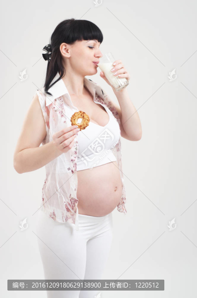 懷孕的女人