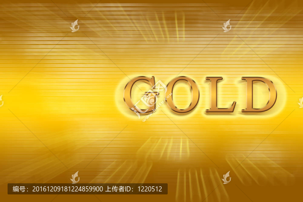 黃金呈現(xiàn)變焦背景。