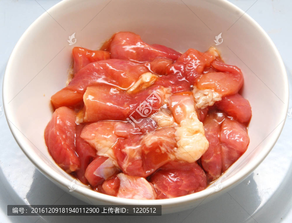豬肉的碗