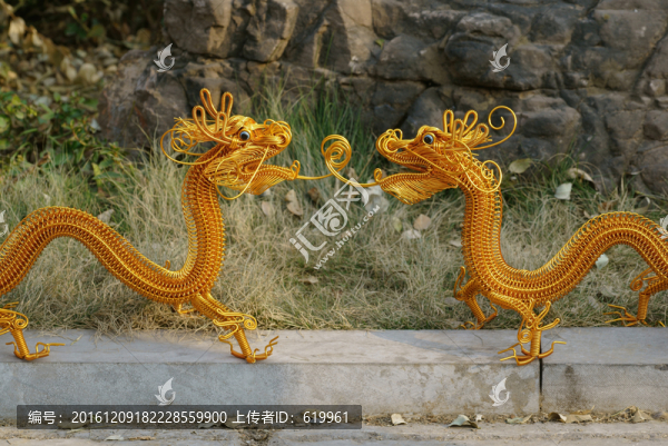 銅絲工藝,金龍