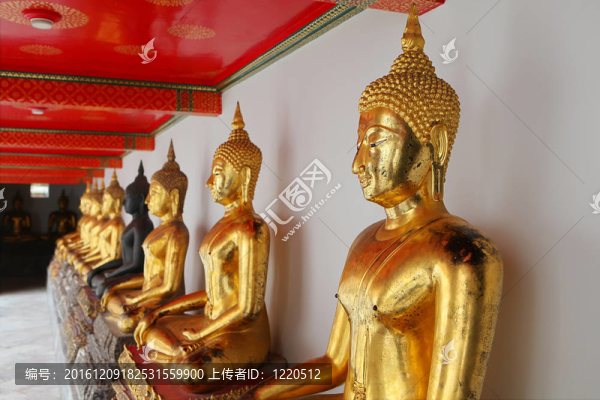 佛臥佛寺；曼谷；泰國；
