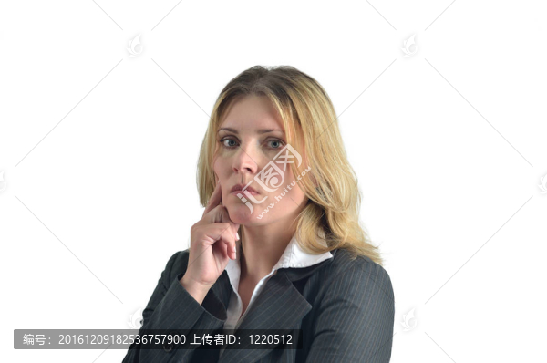 白色的有吸引力的白人婦女肖像