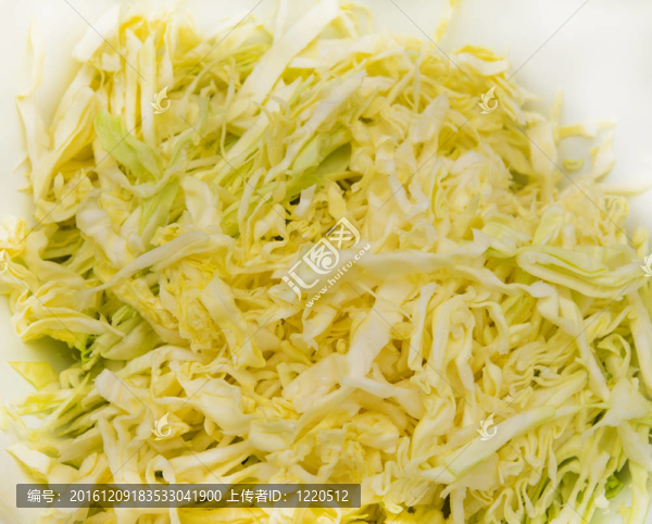 切片白菜