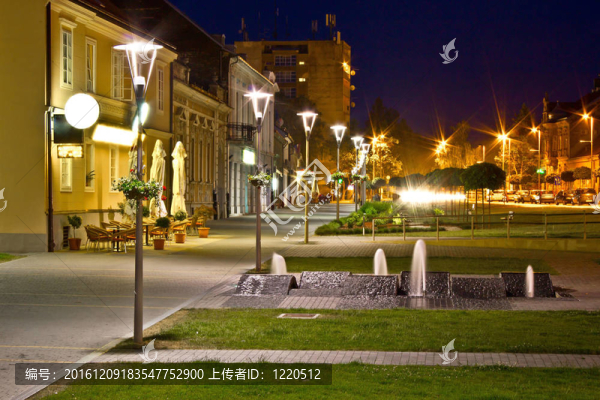 Krizevci路夜景鎮(zhèn)