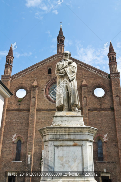 圣弗朗西斯科教堂。皮亞琴察。Emilia,Romagna。意大利.