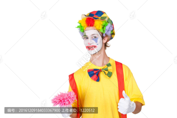 粉紅花小丑
