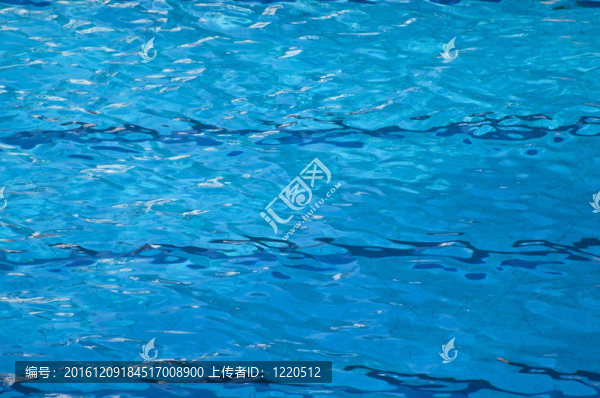 清澈的池水