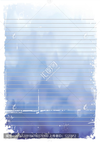 藍色水彩畫紙