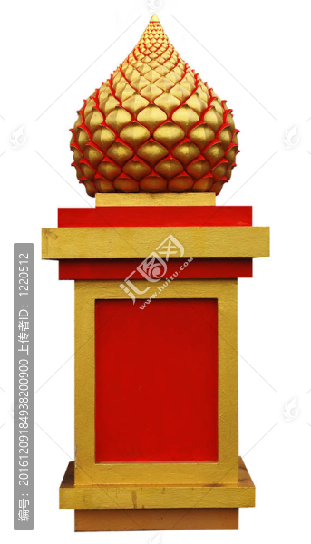 金蓮花柱