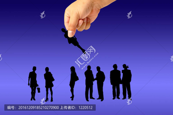 人的手的輪廓