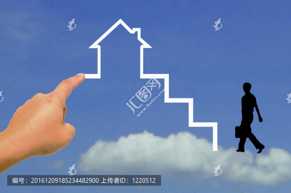 剪影人上樓