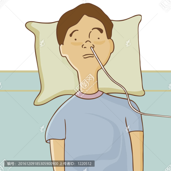 Hospital人帶喂食管