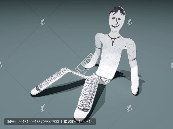 坐在紙的家伙