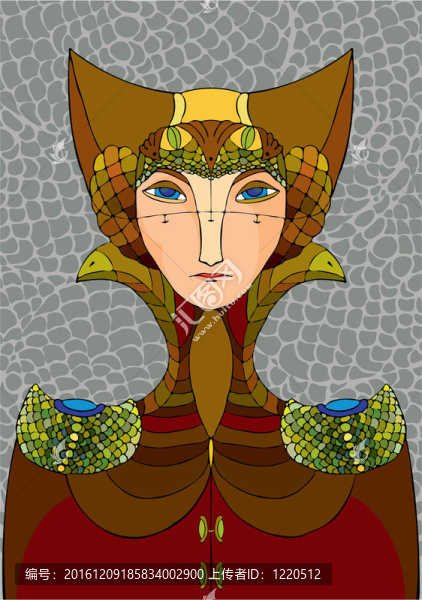女人portret人士