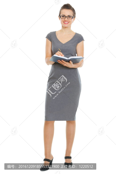 女教師記事本寫作