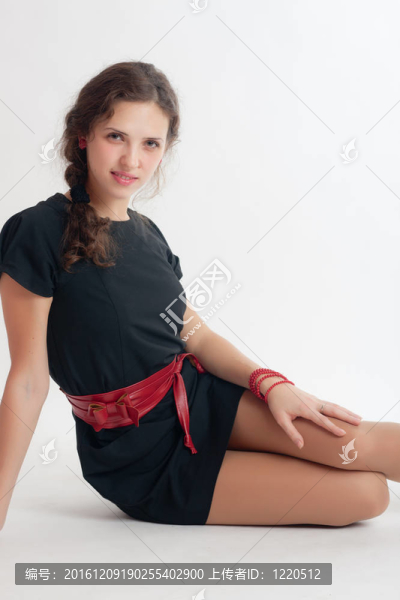美麗女孩的畫像