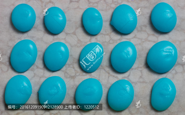 自制藍點糖果