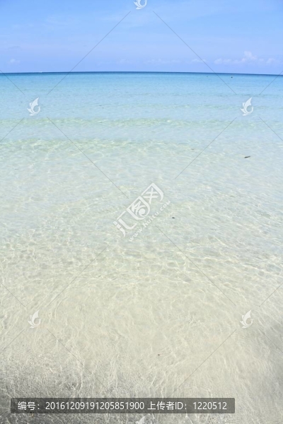 藍(lán)色的大海