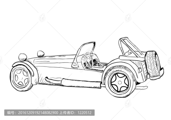 老式汽車。