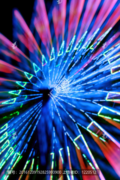 抽象多彩紡紗Ferris,Wheel,Blur