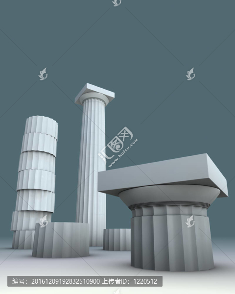 希臘希臘文化3D渲染圖解